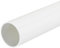 QUARKZMAN Tube Rigide en PVC Tube Rond 36mm ID 40mm OD 33cm de Long Blanc pour Manchon de Câble de Conduite d'Eau