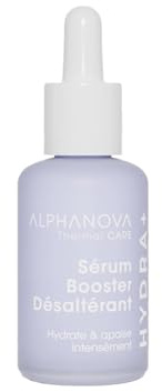 ALPHANOVA THERMAL CARE - Sérum Booster Désaltérant HYDRA+ - Acide hyaluronique - Naturel - Certifié Bio - 30ml