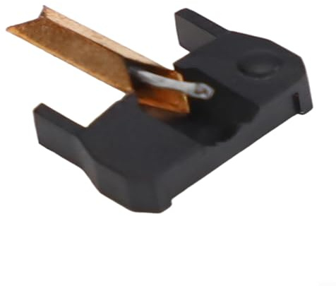 Puntina ellittica diamantata per SHURE M75ED/N75ED-2/M75-ED II, costruzione ABS, tracciamento audio migliorato, riproduzione del suono di precisione, ago di ricambio diretto per giradischi