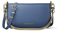 Michael Kors Bryant Small Convertible Crossbody Bag, Gold-Tone Hardware/Pebble Leather/French Blue