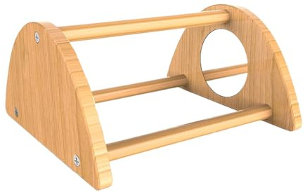 Perchoir à poussins pour incubateur - Support pour petits poulets - Jouet de divertissement en bois pour coqs avec barre de perchage et miroir pour poules