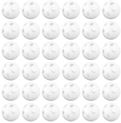 Zerodeko Insertos de Pelota de Sonajero para Juguetes de Ñiño 24mm, Plástico Duradero, Chirriadores de Repuesto, Compatibles Juguetes para Bebés y Mascotas, 40 Piezas para Manualidades