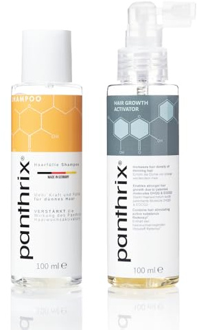 Panthrix hårvårdsset hårväxtmedel med Redensyl preparerande schampo – Hair Growth Serum för håravfall och för att påskynda hårtillväxt
