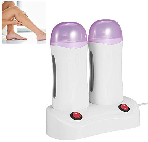 Wachserhitzer, Wachswärmer Wachserhitzer Lila, Doppelpatronen Wachsgerät Haarentfernung, Set Mit Warmwachs Für Elektrische Haarentfernung, Tibia Roll On Maschine Haarentfernung Wachs Für Wunderschöne