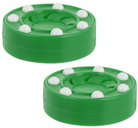 Yardwe 2stücke Eishockeypuck Training Puck Material Wiederverwendbar Glatt Und Flach Für Schüsse Und Pässe Robuster Sportpuck Für Eishockey-übung
