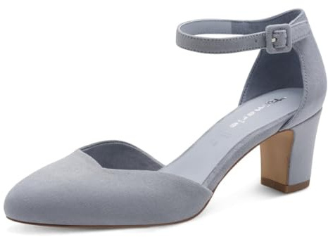 Tamaris Décolleté da donna con tacco a blocco blu 39 EU