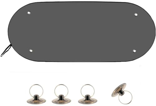 Tendine Parasole Auto per Lunotto Posteriore,100x50 cm protezione Universale per Auto con Ventose,protezione UV, visiera parasole universale per lunotto posteriore,nero