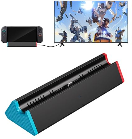 Antank S3 Air 5-in-1 Dock for Nintendo Switch 2/1/OLED ALL, Switch 2 TV Docking Station with 4K@120Hz HDMI/100W Charging/Ventilation Slot, NS2 Cooling Dock Portable Charging Base Official Replacement
