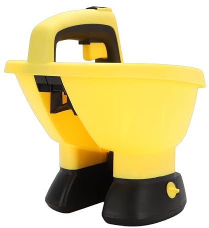 Luocute Spandiconcime Elettrico Portatile, Spandiconcime Leggero Alimentato a Batteria con 4 Batterie AA, Spargimento per Prato e Giardino per Semi di Soia Mais Arachidi Sorgo