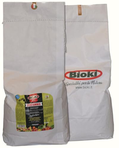 Bioki Litotamnio Naturale per la prevenzione del marciume apicale nei pomodori, busta da 8 kg