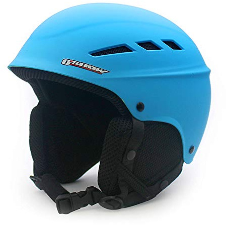 Mangen Ski Helmet Snowboard Helmet Skiing Snow Sports Helmet Outdoor Skiing Helmet (Blue, Kids S (52CM-56CM))
