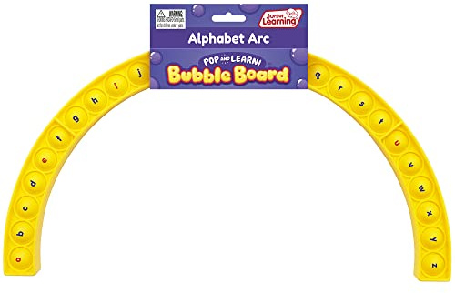 Junior Learning Alphabet Arc Bubble Board, Double-Sided, Ages 4-7, Letter Recognition, K-2