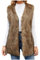 EMATOP Fell Weste Damen Warm Pelzmantel Ärmellos Elegant Fellmantel Lang Vintage Pelzjacke Steppweste Casual Kunstfell Jacke Fellweste Einfarbig Mode Pelzweste Herbst Winter Pelzjacke Mantel