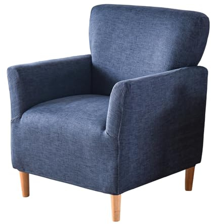 HAOYONG Banquet Armchair Slipcover Stretch Velvet Chair Covers 1-Piece Armchair Sofa Covers Soft Arm Chair Cover Removable Washable Single Couch Covers Furniture Protector for Living Room - Set of 1