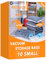 10 Small Vacuum Storage Bags, Space Saver Sealer Compression Bags for Blankets, Comforters, Pillows, Clothes Storage