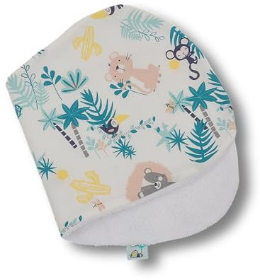 pic Bear Spucktuch Honey | großes Spucktuch 41 x 20 cm | besonders saugstarkes Frottee | Baumwolltuch weich & antiallergisch (1, Jungle)