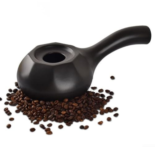 Kaffeebohnenröster, Keramik-Backwerkzeug zum Rösten, Mini-Kaffeeröster aus Keramik für Nüsse, Erdnüsse und Cashews – perfekt für die Röstmaschine zu Hause
