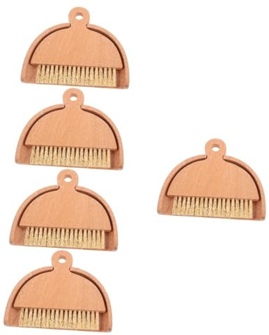 STOBAZA 5sets Scopino e Paletta per Pulizia Utensile per Dettagli e Ambienti Ristrette per Scrivanie Interni Auto Cucine e Camping