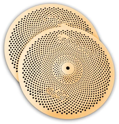 Mute Cymbaler Låg Volym 13 Hihat Silver/Gyllene/Svart/Färgglada För Trummisar Öva Cymbaler(Golden)