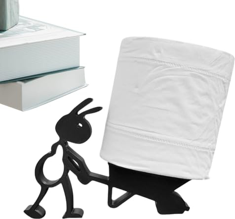 Masoog Porte-Rouleau de Papier Toilette | Décor Forme Fourmi Mignon Mat - Porte-Papier Toilette pour Salle de Bain | pour Maison D'Hôtes Armoire Intérieur Salle De Bain Cuisine Caravane