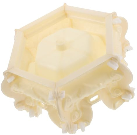 DECOMELODY Moule Béton pour Socle Figurine Jardin Moule Colonne Romaine Précis Moulage Rapide et Réutilisable pour Décor Extérieur