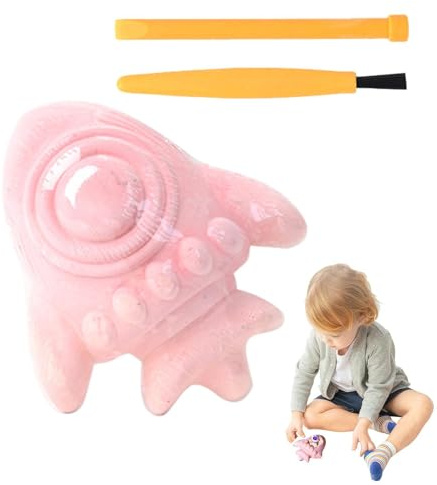 Kit di scavo di pietre preziose, set di scavo in , 10 x 4 x 13,5 cm, a forma di , kit scientifico per scavare pietre preziose, giocattolo educativo per ragazze