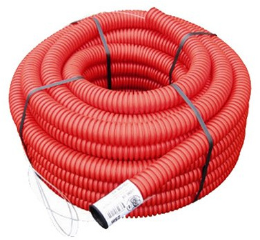 Gaine TPC rouge Ø 40 mm x 50 mètres