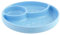 Chicco Assiette Ventouse Compartimentée en Silicone pour Bébé, Vaisselle Souple et Résistante, Compatible avec Lave-Vaisselle et Micro-Ondes - dès 12 Mois, Rose