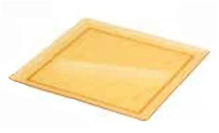 Vassoio Crystal Sotto Torta in plastica rigido QUADRATO 28x28cm - per torte e dolci - Oro semi trasparente effetto glitter - ideale come decoro per trasportare e portare torte o come sotto piatto