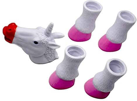 Toyvian Poupée à Doigt Licorne pour Garçon et Filles en Tissu Éducative et Racontage D'histoires pour Jeux la Maison et Apprentissage Ludique