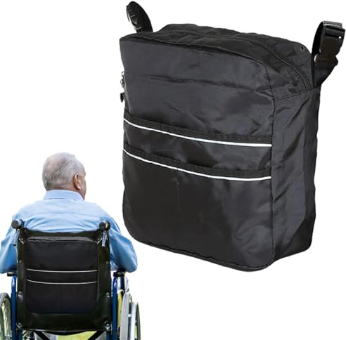 Bolsa Para Silla De Ruedas - Bolsa De Almacenamiento Para Accesorios De Silla De Ruedas, Mochila Para Silla De Ruedas Impermeable, Gran Capacidad Mochila De Transporte Para Silla De Ruedas
