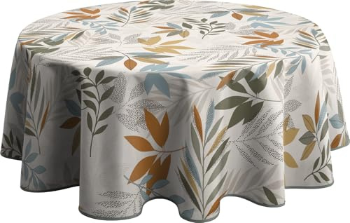 Nappe Anti-Taches Clarence - Ronde 160 cm, Orchidée Blanche