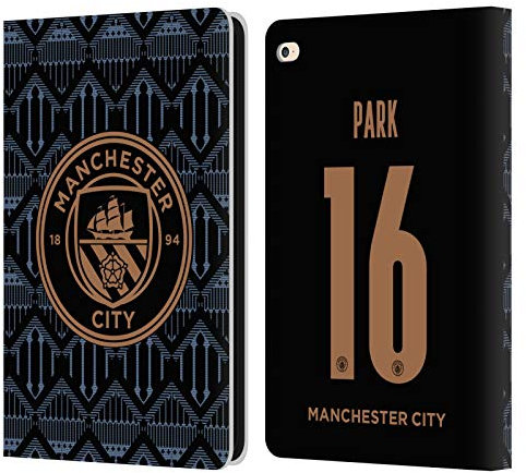 Head Case Designs Offiziell Zugelassen Manchester City Man City FC Jess Park 2020/21 Frauen Away Kit Gruppe 2 Leder Brieftaschen Handyhülle Hülle Huelle kompatibel mit Apple iPad Air 2 (2014)
