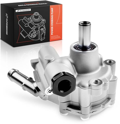 A-Premium Power Steering Pump Compatible with Chevrolet Malibu 2008-2012, Buick Rendezvous 2004-2006, Pontiac G6 2007-2009, Saturn Aura 2007-2009, V6 3.6L