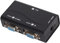 1 in 2 Out VGA Splitter, 1080P Dual Video Splitter, 40m/131.2ft Transmission GA Splitter 1 in 2 Out Bildschirmduplizierung für Laptop PC auf