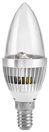 Serlium E14/E12 Farbwechsel-Glühbirne, Kandelaber-Glühbirne 3 W,RGB/Warm/Kaltweiß, Fernbedienung, dimmbare LED-Glühbirne,für Zuhause, Party, Weihnachten(E14)