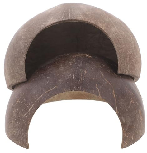 PATKAW 2 Stücke Reptilien Verstecken Höhle Lebensraum Reptilienverstecke Terrarium Höhle Dekoration Aquarium Dekoration Für Leopard Gecko Buntbarsche Spinne