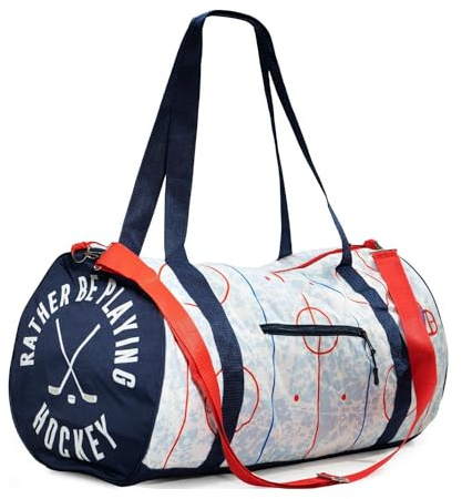 ChalkTalkSPORTS Hockey Rinkside Duffle Bag | Ice Hockey Sports Bag