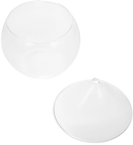 Cabilock Copa De Cóctel Creativa De Vidrio De Borosilicato Redonda Transparente Para Bar Para Cócteles Casa Soporte Para Cócteles