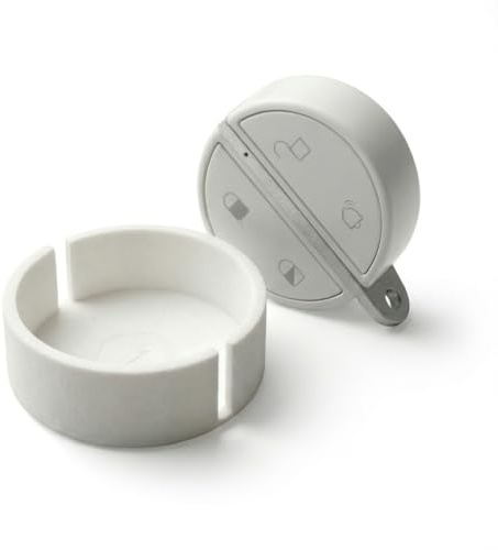 Coque Rigide Haute Résistance pour Télécommande Somfy Home Alarm et One+ - Matériau Professionnel PETG GF (Fibre de Verre) - Protection Durable et Design Ultra-Ajusté - Fabriqué en France (1, Blanc)