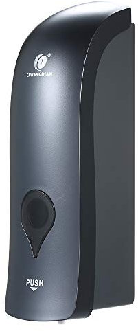 Decdeal Soap Dispenser, CHUANGDIAN 300ml No Drilling Shower Dispenser Wall Mounted Manual Bathroom Shower Gel Liquid Shampoo Sanitizer Dispenser Holder for Hotel, Office, Home, Healthcare Facilities