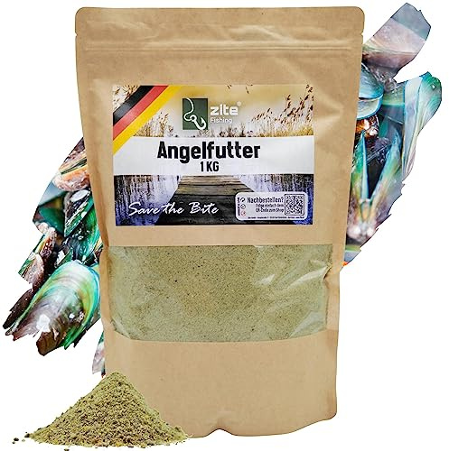 Grundfoder för cite fiske fiske karpfiske – stark lockeffekt på fredfisk – 1 kg högkvalitativ groundbait karpfoder återförslutningsbar karp bete – perfekt för brasar, röda ögon etc.