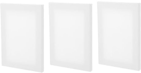 SEWOART 3er Satz Leinwandmaltafeln Zum Bemalen Handgefertigte Kunsttafeln Für Ölfarben Mit Sauberen Kanten Und Textur Für Malen