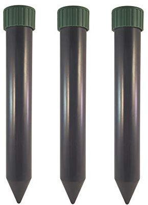 Sonic Repeller for Moles, Rodents, and Snakes – Ultrasonic Pest Control Device, Battery Powered (3 D Batteries), 400 Hz Frequency, Protects Up to 600 m² (3)