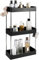Sinofort Organizzatore per Cosmetici,3 Livelli Make Up Organizer,Organizzatore Trucchi,Organizer Profumi,Organizzatore Portagioielli per Toeletta, Camera da Letto, Bagno(Nero)
