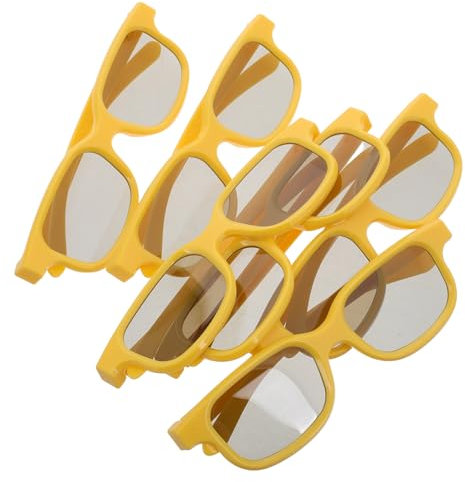 ibasenice 6pezzi Occhiali Per Occhiali Stereo Per Cinema e Giochi Visione e Interattiva Per Design Resistente Per