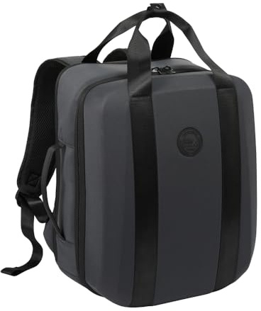 Cabin Max Paxos 24L Unter-Sitz Kabinentasche 40x30x20 cm – ShapeSafe™ Rucksack mit Fester Leichtbau-Hartstruktur – Passend für Ryanair, EasyJet, Wizz Air – Fluggesellschaftsgeprüftes Handgepäck