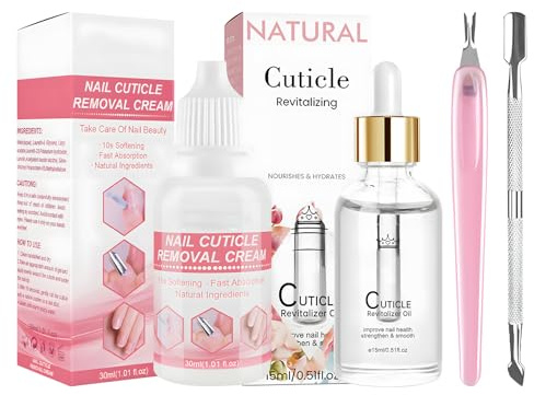 Kit Removedor De Cutículas, Removedor De Cutículas Líquido Que Suaviza Las Cutículas, Kit Para El Cuidado Uñas Manos Y Pies, Elimina Las Células Muertas La Piel.
