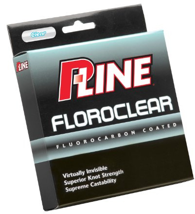 P-Line Floroclear Fluorocarbon-Coated Fishing Line – Virtually Invisible, Low Memory, Long Casting Performance for Freshwater & Saltwater | 30lb-260yds | Clear