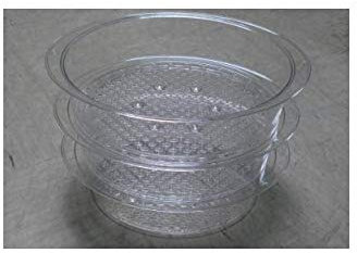 Lacor – Vaporera eléctrica de Alimentos para 3 bandejas, Multicolor, 30 x 30 x 30 cm